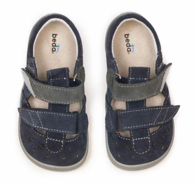 BEDA barefoot sandály Lucas BF 0001/SD/W